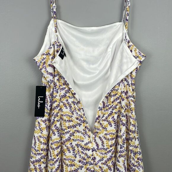 Lulu’s Brynne Floral Print Mini Dress. Size Small. New With Tags. - Picture 13 of 16